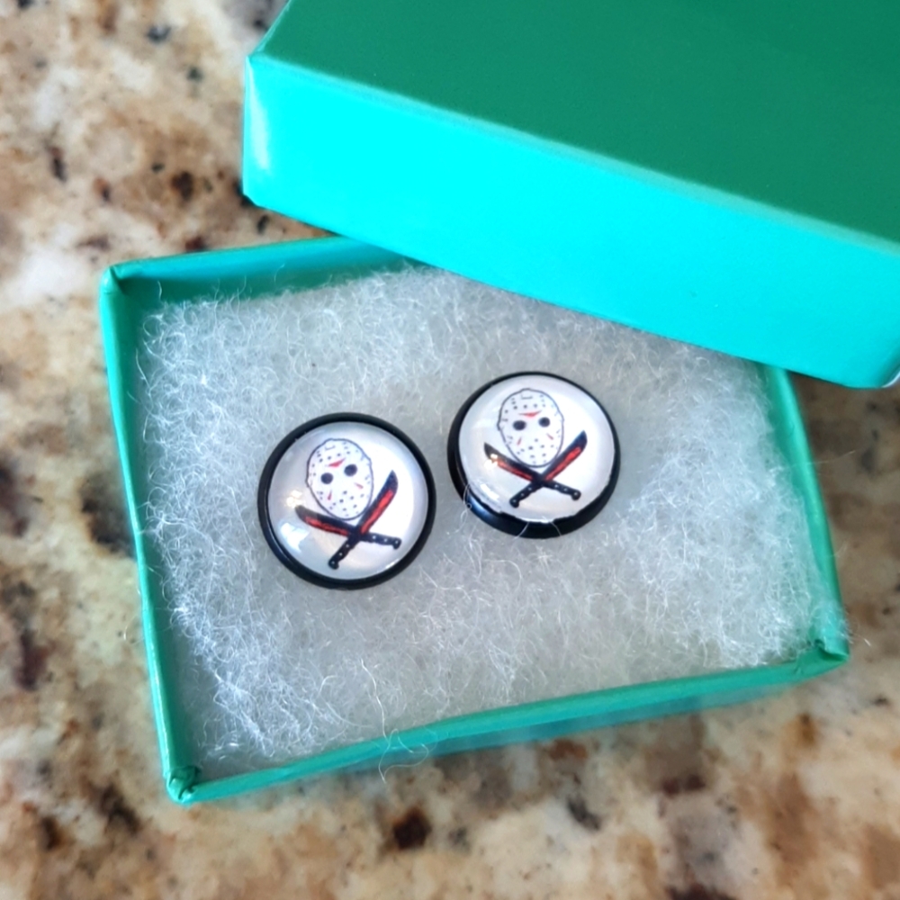 Horror Themed Stud Earrings